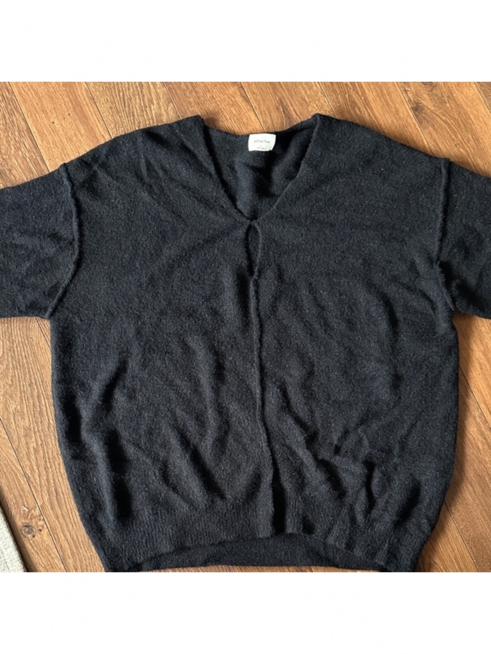 Wilfred Free soft black sweater Small